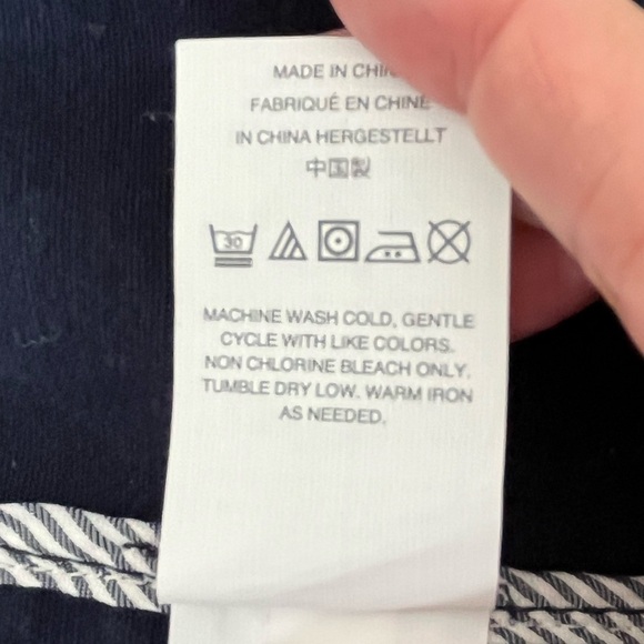 J. Crew Peacoat Heavyweight Cotton Twill Double Breasted Button Up Size 12 Navy - Picture 14 of 16